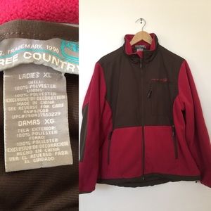 Free Country Women's Fleece zipper Jacket Size XL